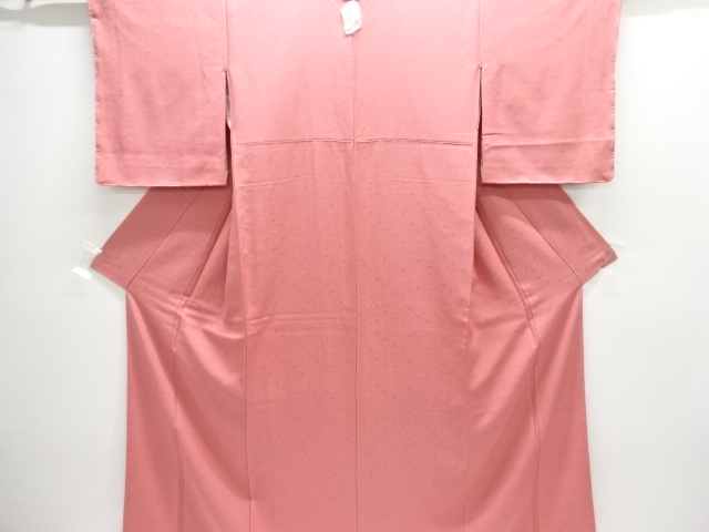 JAPANESE KIMONO / UNUSED FLORAL ARABESQUE PATTERN WOVEN- SINGLE CREST 